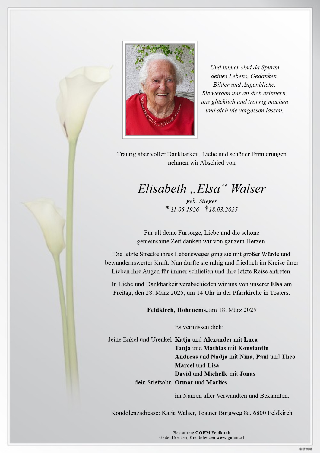 Elisabeth "Elsa" Walser